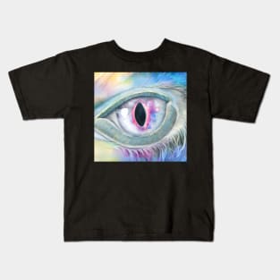 Iridescent hawk eye Kids T-Shirt